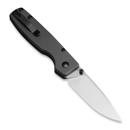 Kizer Cutlery Original XL Button Lock foldekniv, Gunmetal Aluminium, SW