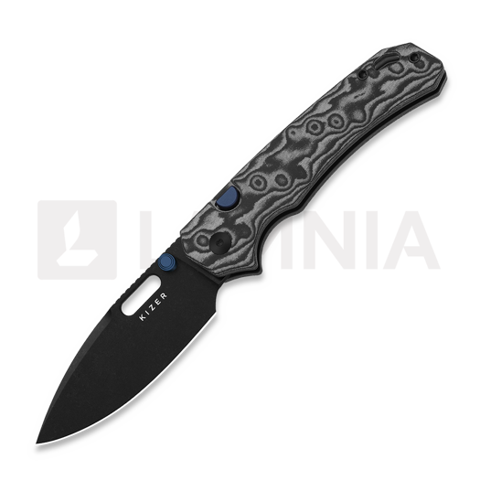 Nóż składany Kizer Cutlery Outposter Nitro-V, Black Vortex Micarta, Black PVD