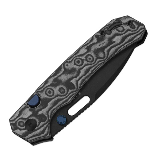 Kizer Cutlery Outposter Nitro-V foldekniv, Black Vortex Micarta, Black PVD