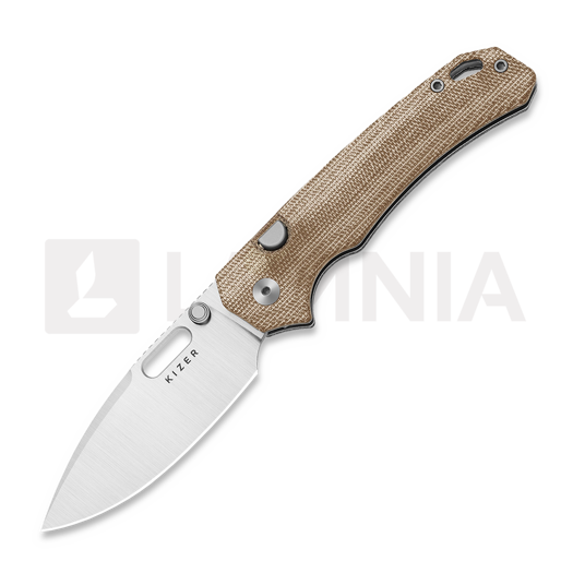 Nóż składany Kizer Cutlery Outposter Nitro-V, Brown Norplex Ultrex, Satin