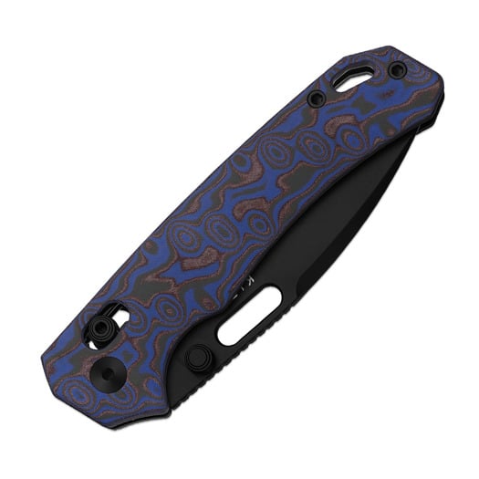 Kizer Cutlery Outposter Nitro-V foldekniv, Purple Vortex Micarta, Black PVD