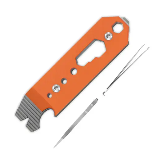 Kizer Cutlery Pac Bar, 10-in-1 Titanium & G-10 tool