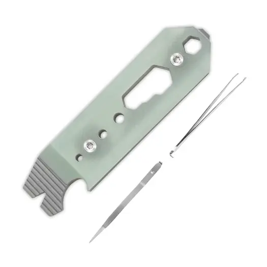 Kizer Cutlery Pac Bar, 10-in-1 Titanium & G-10 tool