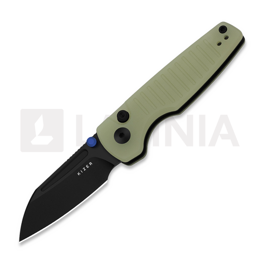 Складной нож Kizer Cutlery Parakeet Nitro-V, Glow In the Dark G-10, Black PVD