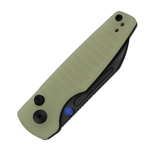Kizer Cutlery Parakeet Nitro-V foldekniv, Glow In the Dark G-10, Black PVD