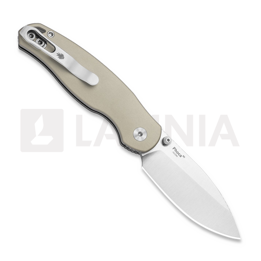 Coltello pieghevole Kizer Cutlery Phoca BD 14C28N, Sand Aluminum, Satin