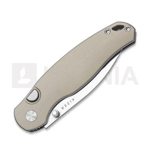 Coltello pieghevole Kizer Cutlery Phoca BD 14C28N, Sand Aluminum, Satin