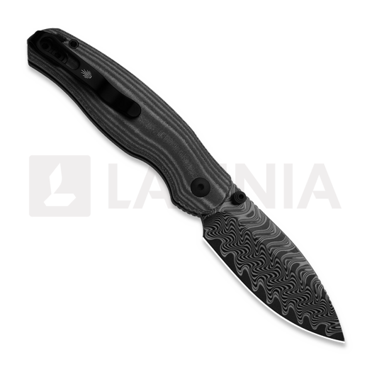 Kizer Cutlery Phoca BD Damascus sulankstomas peilis, Black Norplex UltreX