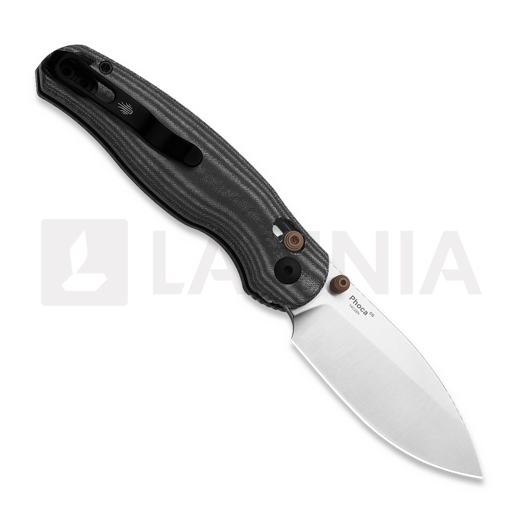 Coltello pieghevole Kizer Cutlery Phoca CD 14C28N, Black Norplex UltreX, Satin