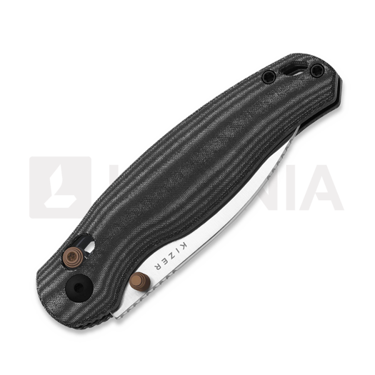 Coltello pieghevole Kizer Cutlery Phoca CD 14C28N, Black Norplex UltreX, Satin