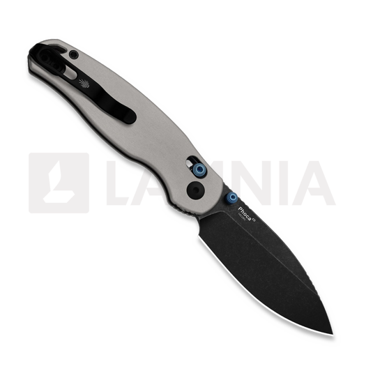 Coltello pieghevole Kizer Cutlery Phoca CD 14C28N, Gray Aluminum, Black Stonewash