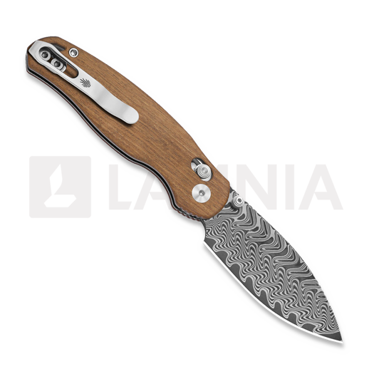 Kizer Cutlery Phoca CD Damascus sulankstomas peilis, Mkuruti