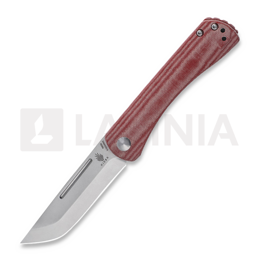 Kizer Cutlery Pinch 접이식 나이프, red micarta