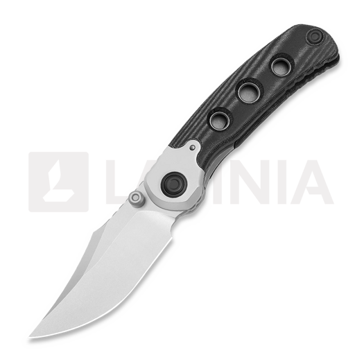 Складной нож Kizer Cutlery Pioneer Bowie, Black Micarta & Aluminum, Stonewash