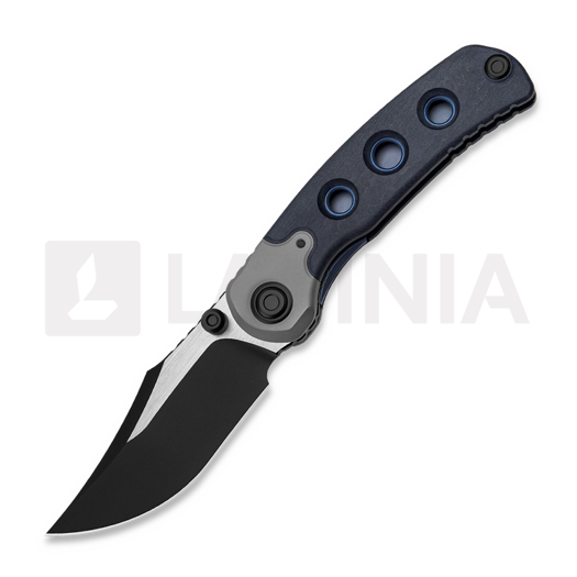 Saliekams nazis Kizer Cutlery Pioneer Clip Point, Blue Canyon Richlite & Titanium, PVD