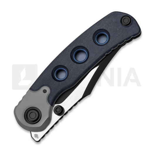 Kizer Cutlery Pioneer Clip Point kääntöveitsi, Blue Canyon Richlite & Titanium, PVD