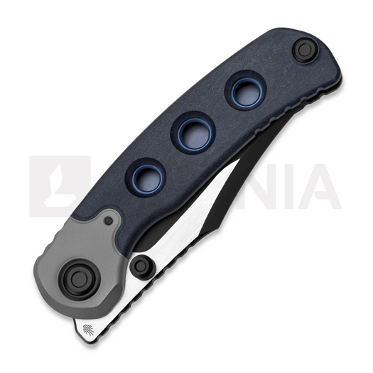 Складной нож Kizer Cutlery Pioneer Clip Point, Blue Canyon Richlite & Titanium, PVD