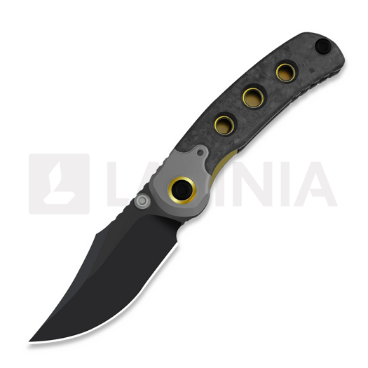 Nóż składany Kizer Cutlery Pioneer Clip Point, Marble Carbon Fiber & Titanium, DLC