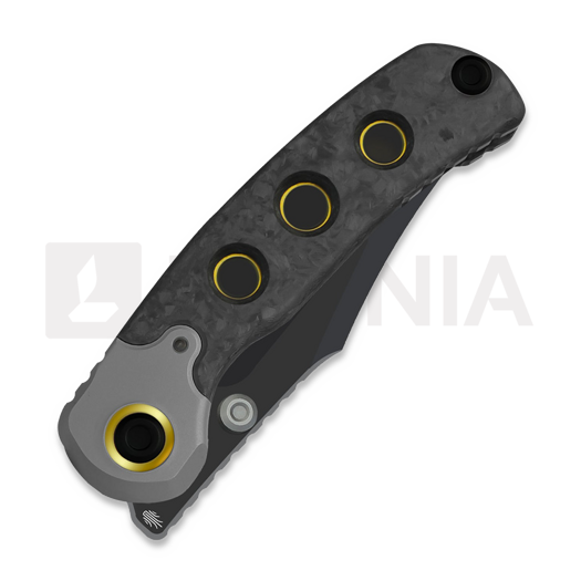 Складной нож Kizer Cutlery Pioneer Clip Point, Marble Carbon Fiber & Titanium, DLC
