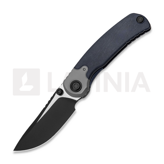 Skladací nôž Kizer Cutlery Pioneer Drop Point, Blue Canyon Richlite & Titanium, PVD