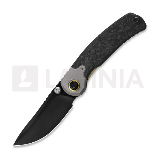 Kizer Cutlery Pioneer Drop Point 접이식 나이프, Marble Carbon Fiber & Titanium, DLC