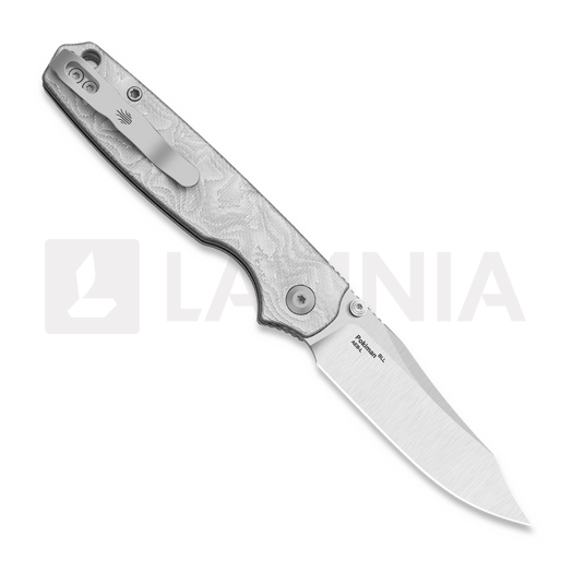 Kizer Cutlery Pokiman BLL AEB-L fällkniv, Aluminum Foil G-10, Satin