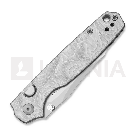 Kizer Cutlery Pokiman BLL AEB-L f&auml;llkniv, Aluminum Foil G-10, Satin