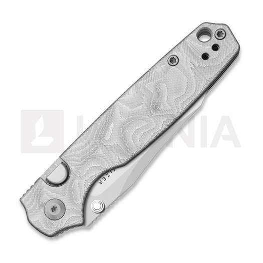 Kizer Cutlery Pokiman BLL AEB-L fällkniv, Aluminum Foil G-10, Satin
