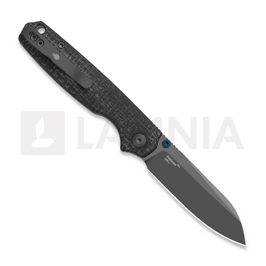 Kizer Cutlery Pokiman BLL AEB-L fällkniv, Black Micarta, Gray PVD