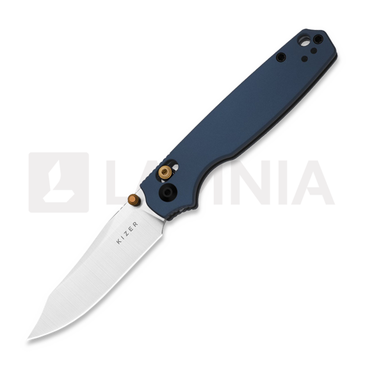 Складной нож Kizer Cutlery Pokiman CC AEB-L, Blue Aluminum, Satin