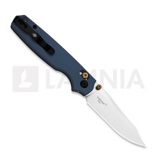 Kizer Cutlery Pokiman CC AEB-L sulankstomas peilis, Blue Aluminum, Satin