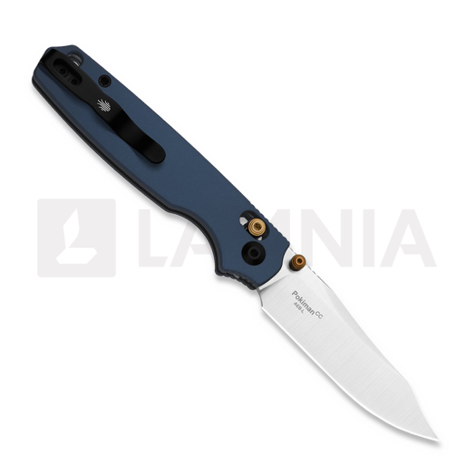 Kizer Cutlery Pokiman CC AEB-L 折叠刀, Blue Aluminum, Satin