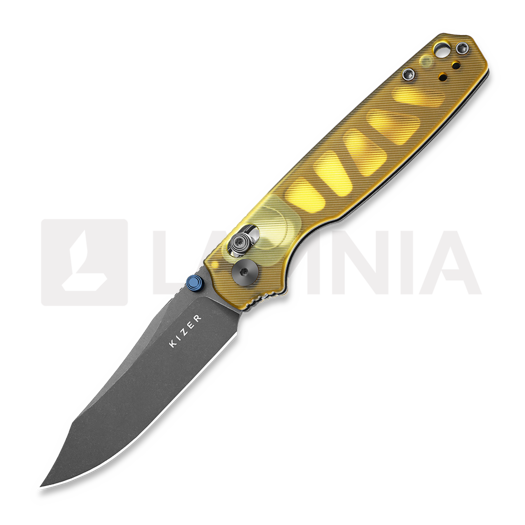 Складной нож Kizer Cutlery Pokiman CC AEB-L, Clear PEI, Stonewash
