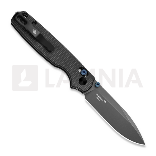 Kizer Cutlery Pokiman CD AEB-L kääntöveitsi, Black Micarta, Stonewashed