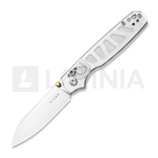 Складной нож Kizer Cutlery Pokiman CS AEB-L, Clear Acrylic, Satin