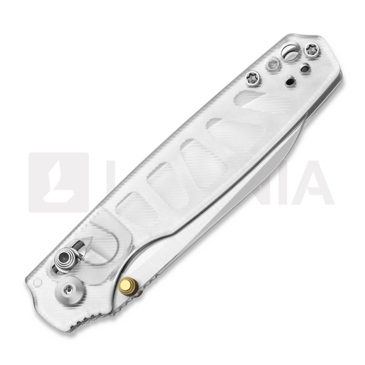 Briceag Kizer Cutlery Pokiman CS AEB-L, Clear Acrylic, Satin