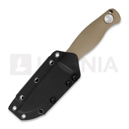 Kizer Cutlery Polaris 1095 veitsi, Tan G-10