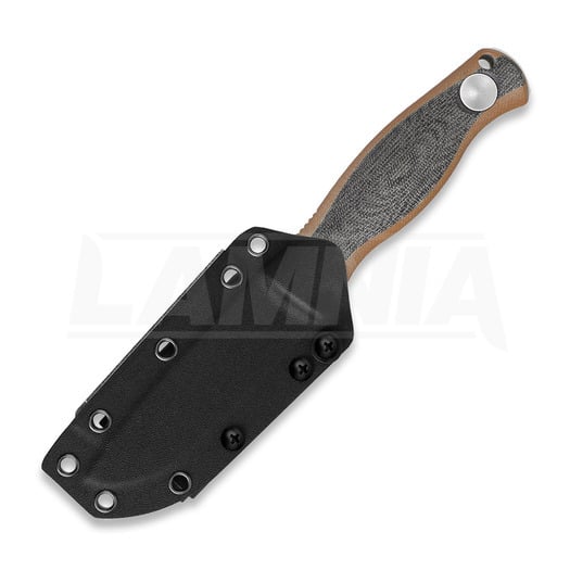 Нож Kizer Cutlery Polaris AEB-L, Brown G-10 & Black Micarta