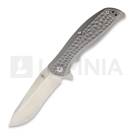Kizer Cutlery Rattler Framelock 접이식 나이프, 회색
