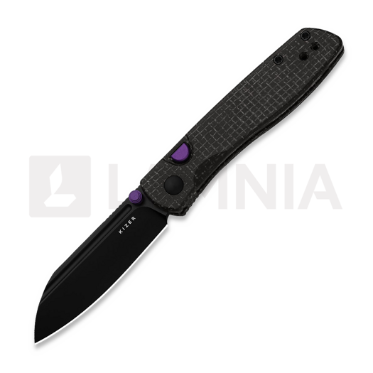 Kizer Cutlery Renissance N690 fällkniv, Black Micarta, PVD