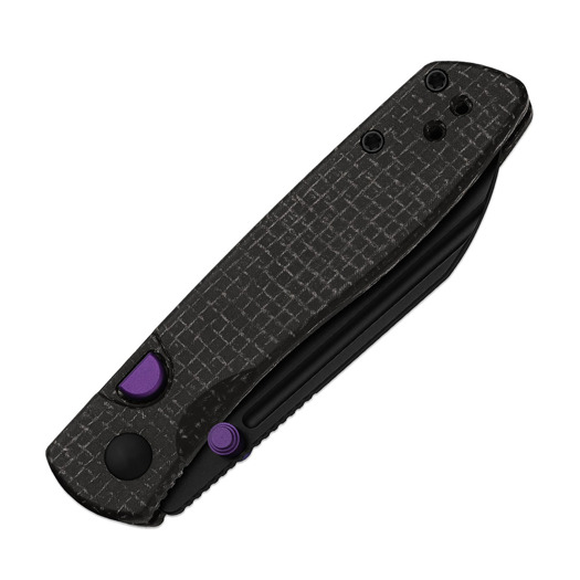 Kizer Cutlery Renissance N690 sulankstomas peilis, Black Micarta, PVD