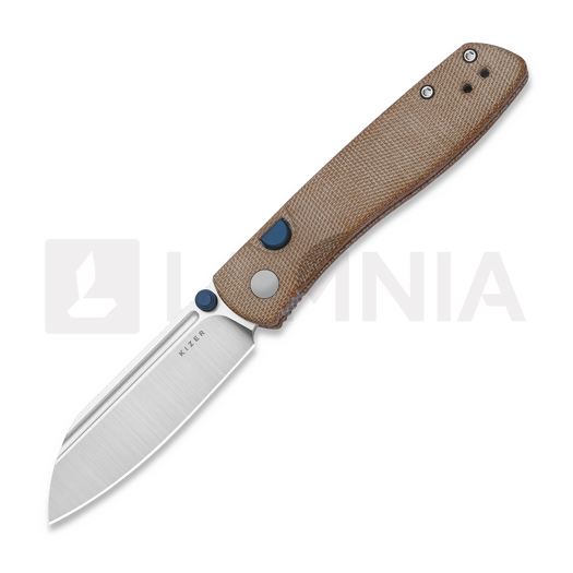 Nóż składany Kizer Cutlery Renissance N690, Brown Norplex UltreX, Satin