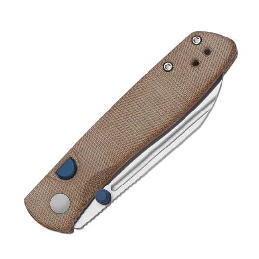 Kizer Cutlery Renissance N690 kääntöveitsi, Brown Norplex UltreX, Satin