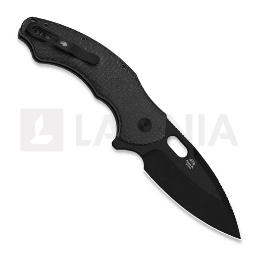 Складной нож Kizer Cutlery Roach XL 14C28N, Black Micarta, Stonewash Black PVD
