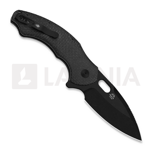 Складной нож Kizer Cutlery Roach XL 14C28N, Black Micarta, Stonewash Black PVD