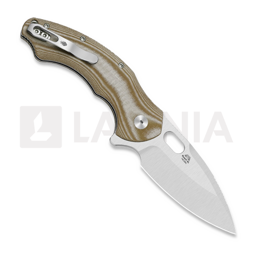 Складной нож Kizer Cutlery Roach XL 14C28N, Brown Norplex Ultrex, Satin