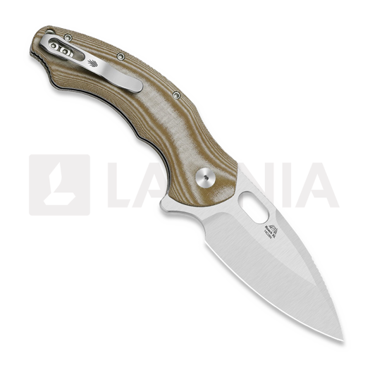 Складной нож Kizer Cutlery Roach XL 14C28N, Brown Norplex Ultrex, Satin