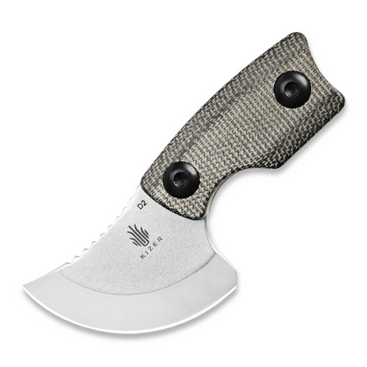Kizer Cutlery Rocker D2, Black Micarta