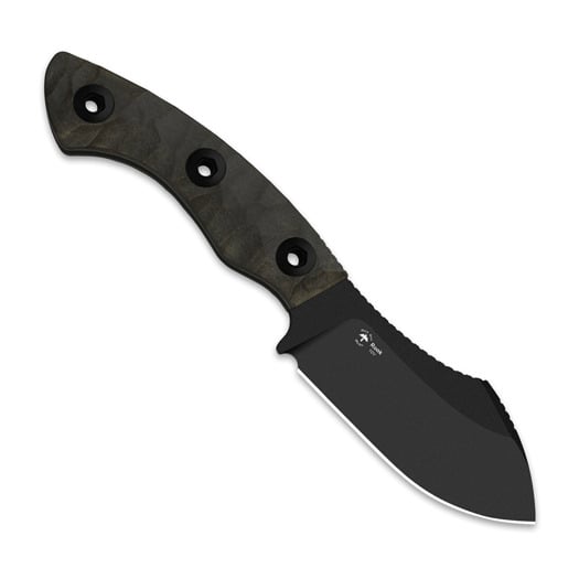 Kizer Cutlery Rook 10V kniv, Dark Grey Richlite