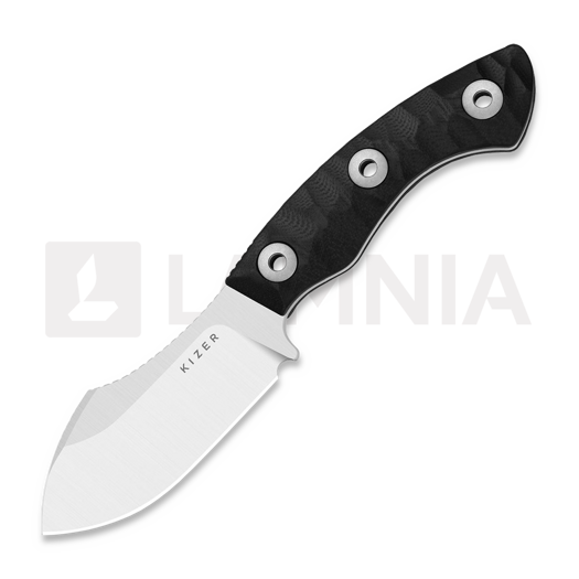 Kizer Cutlery Rook AEB-L 刀, Black G-10, Satin